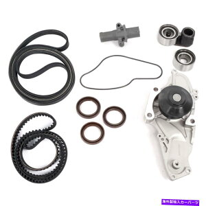 Water Pump 03-17z_ALV6^C~OxgLbgEH[^[|vV[teVi[ For 03-17 Honda Acura V6 Timing Belt Kit Water Pump Seal W/ Tensioners