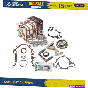 Water Pump ^C~O`F[LbgEH[^[|vJo[KXPbgtBbg97-03tH[hE150 E250 F150 4.2 12V Timing Chain Kit Water Pump Cover Gasket Fit 97-03 Ford E150 E250 F150 4.2 12V
