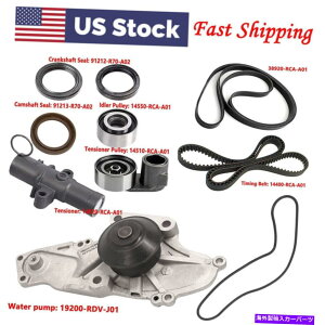 Water Pump 19200-RDV-J01�^�C�~���O�x���g�L�b�g���E�H�[�^�[�|���v�z���_�A�R�[�hCrosstour Odyssey US 19200-RDV-J01 Timing Belt Kit & Water Pump For Honda Accord Crosstour Odyssey US