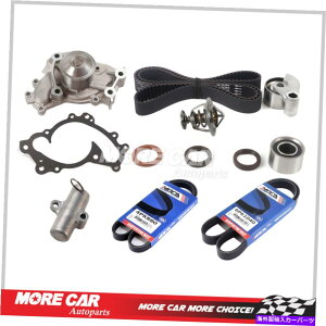 Water Pump ^C~OxgLbgeVi[EH[^[|vT[X^bghCuxg02 Lexus ES300 Timing Belt Kit Tensioner Water Pump Thermostat Drive Belt for 02 Lexus ES300