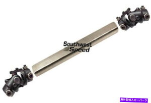 Steering Shaft �V����6 �����O3/4 DD�j�b�P���X�e�A�����O�V���t�g�L�b�g�A3/4 DD�A5/8 -36�u���b�NU-�W���C���g NEW 6 LONG 3/4 DD NICKEL STEERING SHAFT KIT,3/4 DD,5/8-36 BLACK U-JOINTS�y���s�A���i�z