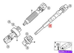 Steering Shaft �{����BMW E46 325XI 330XD 330XI�Z�_���c�[�����O�X�e�A�����O�V���t�g32306764009 Genuine BMW E46 325xi 330xd 330xi Sedan Touring Steering Shaft 32306764009�y���s�A���i�z