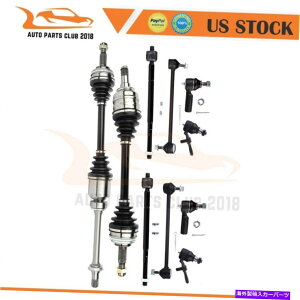 Steering Shaft 97-01g^J10xtg^CbhGhƃ{[WCgCVԎVtgɓK܂ Fit For 97-01 Toyota Camry 10x Front Tie Rod End With Ball Joint CV Axle Shaft