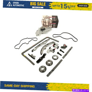 Water Pump �^�C�~���O�`�F�[���L�b�g�E�H�[�^�[�|���v�t�B�b�g07-10�t�H�[�h�G�b�W�g�[���X�����J�[��MKZ 3.7 366 Timing Chain Kit Water Pump Fit 07-10 Ford Edge Taurus Lincoln Mkz 3.5 3.7L V6�y���s�A���i�z