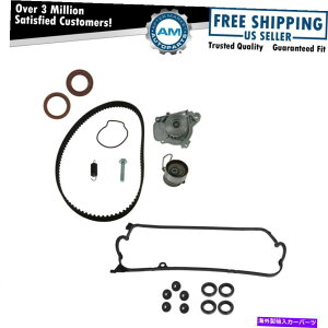 Water Pump ^C~OxgLbgW/EH[^[|vouJo[KXPbgGVrbNpV[ Timing Belt Kit w/ Water Pump Valve Cover Gasket & Seals for EL Civic