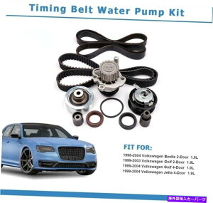 Water Pump 99-04�W�F�b�^�S���t�r�[�g��TDI�^�C�~���O�x���g�L�b�g�E�H�[�^�[�|���vw���^���C���y��Alh 99-04 Jetta Golf Beetle TDI Timing Belt Kit Water Pump w Metal Impeller ALH�y���s�A���i�z