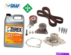 Water Pump �^�C�~���O�x���g�L�b�g +�E�H�[�^�[�|���v +�N�[�����g�I���W�i��INA / GRAF�I���{���{�p Timing Belt Kit + Water Pump + Coolant Original INA / GRAF for select VOLVO�y���s�A���i�z