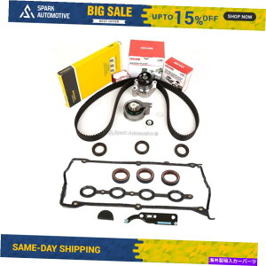 Water Pump ^C~OxgLbgEH[^[|vJo[KXPbgtBbg99-00 VWr[gWFb^StgpT[g Timing Belt Kit Water Pump Cover Gasket Fit 99-00 VW Beetle Jetta Goft Passat