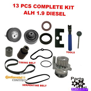 Water Pump 1.9 ALH TDIfB[[VWStWFb^r[g^C~OxgLbg; WEH[^[|v99-03 13pc 1.9 ALH TDI DIESEL VW GOLF JETTA BEETLE TIMING BELT KIT; W WATER PUMP 99-03 13pc