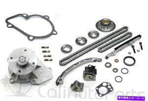 Water Pump �t�B�b�g�F98-04���Y�t�����e�B�A2.4L DOHC KA24DE�V�����E�H�[�^�[�|���v +�^�C�~���O�`�F�[���L�b�g FITS: 98-04 NISSAN FRONTIER 2.4L DOHC KA24DE NEW WATER PUMP + TIMING CHAIN KIT�y���s�A���i�z