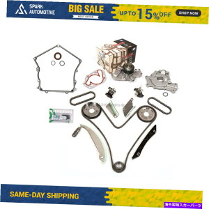 Water Pump �^�C�~���O�`�F�[���L�b�g�J�o�[�K�X�P�b�g�E�H�[�^�[�|���v�I�C���|���v�t�B�b�g2008�_�b�W�N���C�X���[2.7 Timing Chain Kit Cover Gasket Water Pump Oil Pump Fit 2008 Dodge Chrysler 2.7�y���s�A���i