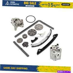 Water Pump �^�C�~���O�`�F�[���L�b�g�I�C���|���v�E�H�[�^�[�|���v�t�B�b�g08-13�}�c�_CX-7 3 5 6�g���r���[�g2.3L 2.5 Timing Chain Kit Oil Pump Water Pump Fit 08-13 Mazda CX-7 3 5 6 Tribute 2.3L 2.5�y���s�A���i�z