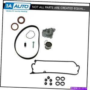 Water Pump ^C~OxgLbgW/EH[^[|vouJo[KXPbgGVrbNpV[ Timing Belt Kit w/ Water Pump Valve Cover Gasket & Seals for EL Civic