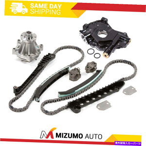 Water Pump �^�C�~���O�`�F�[���L�b�gw/o�M�A�E�H�[�^�[�I�C���|���v�t�B�b�g97-02�t�H�[�h�����J�[��5.4L 2�o���u Timing Chain Kit w/o Gears Water Oil Pump Fit 97-02 Ford Lincoln 5.4L 2-Valve�y���s�A���i�z