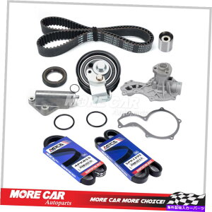Water Pump �^�C�~���O�x���g�L�b�g�L�b�g�E�H�[�^�[�|���v�h���C�u�x���g97-00�A�E�f�BA4�t�H���N�X���[�Q��1.8L L4�p Timing Belt Kit Water Pump Drive Belt Set for 97-00 Audi A4 Volkswagen 1.8L L4�y���s�A���i�z