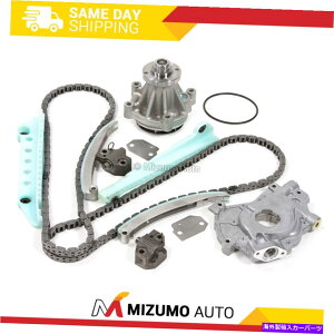 Water Pump �^�C�~���O�`�F�[���L�b�gw/o�M�A�E�H�[�^�[�I�C���|���v�t�B�b�g03-04�t�H�[�hE150 F150 F250�E�B���U�[ Timing Chain Kit w/o Gears Water Oil Pump Fit 03-04 Ford E150 F150 F250 WINDSOR�y���s�A���i�z