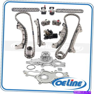Water Pump 08-14���N�T�X�̃^�C�~���O�`�F�[���L�b�g�E�H�[�^�[�|���v�T�[���X�^�b�g��F LS460 4.6L 5.0L�ł� Timing Chain Kit Water Pump Thermostat for 08-14 Lexus IS F LS460 4.6L 5.0L�y���s�A���i�z