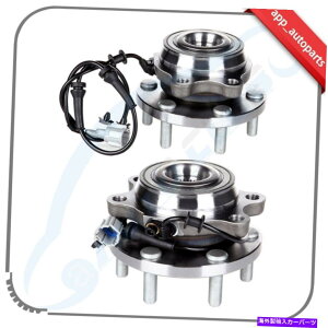 Wheel Hub Bearing Xterra Equator Pathfinder 4WD用の2つの前輪ハブとベアリングアセンブリのペア Pair Of 2 Front Wheel Hub & Bearing Assembly For Xterra Equator Pathfinder 4WD