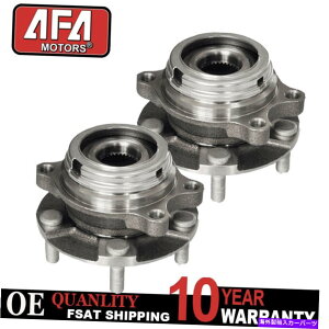 Wheel Hub Bearing Y[m2̐VOփnuxAO09-14NGXg11-17 ECF̃Zbg Set of 2 New Front Wheel Hub Bearings for Nissan Murano 09-14 & Quest 11-17 ECF