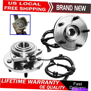 Wheel Hub Bearing 2005�N2007�N2007�N����2010�N�̃O�����h�`�F���L�[�i�ߊ��̃y�A�t�����g�z�C�[���x�A�����O�ƃn�u Pair Front Wheel Bearing & Hub For 2005 2006 2007-2010 Grand Cherokee Commander�y���s�A���i�z