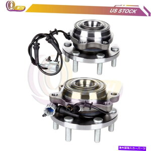 Wheel Hub Bearing Xterra Equator Pathfinder 4WDの2つの新しい前輪ハブベアリングアセンブリのペア Pair Of 2 New Front Wheel Hub Bearing Assembly For Xterra Equator Pathfinder 4WD