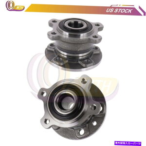 Wheel Hub Bearing {{XC60 2010-2017p2̌փnuƃxAOAZu5ÕyA Pair of 2 Rear Wheel Hub And Bearing Assembly 5 Lugs For Volvo XC60 2010-2017
