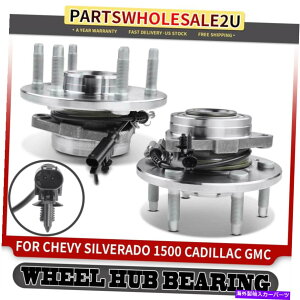Wheel Hub Bearing �V�{���[�V���o���[�h1500 GMC�V�G��1500��2x�O�փn�u�x�A�����O�A�Z���u�� 2x Front Wheel Hub Bearing Assembly for Chevrolet Silverado 1500 GMC Sierra 1500�y���s�A���i�z
