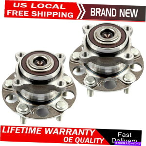 Wheel Hub Bearing �V�����i2�j��փn�u�ƃx�A�����O�t�B�b�g2008 2009 2010-2012�z���_�A�R�[�h5���O New (2) Rear Wheel Hub and Bearing Fits 2008 2009 2010 - 2012 Honda Accord 5Lugs�y���s�A���i�z