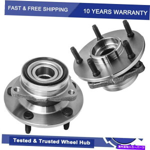 Wheel Hub Bearing �i2�j1995�N�̃t�����g�z�C�[���x�A�����O���n�u1995-1999 Dodge Ram 1500 4WD 4x4 515006 (2) Front wheel bearing & hub for 1994 1995 - 1999 Dodge Ram 1500 4WD 4X4 515006�y���s�A���i�z