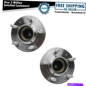 Wheel Hub Bearing 2PC後輪ベアリング&ハブアセンブリペアequinix地形FWD用のRHセット 2pc Rear Wheel Bearing & Hub Assembly Pair LH RH Set for Equinix Terrain FWD