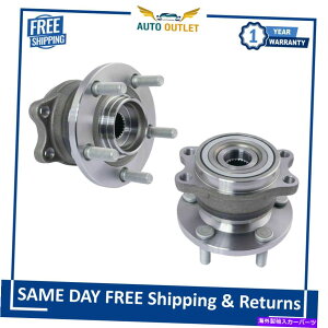 Wheel Hub Bearing 2000-06�X�o���̂��߂̐V�������A�n�u�A�Z���u���ƃv���v���X�z�C�[���x�A�����OLH RH�y�A New Rear Hub Assembly & Pre-Pressed Wheel Bearing LH RH Pair For 2000-06 Subaru�y���s�A���i�z