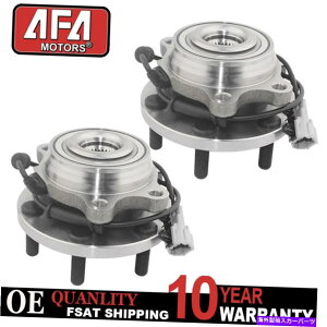 Wheel Hub Bearing 2005年から2012年の日産パスファインダーXterra 4WD w/absの前輪ハブベアリングペア Front Wheel Hub Bearing Pair for 2005 - 2012 Nissan Pathfinder Xterra 4WD w/ABS