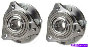 Wheel Hub Bearing 1996�N����2000�N�̃v���}�X�u���[�Y�̃n�u�x�A�����O�́A���ׂẴ��f���t�����g�y�A�ɓK�����܂� Hub Bearing for 1996 through 2000 Plymouth Breeze Fits All Models-Front Pair�y���s�A���i�z