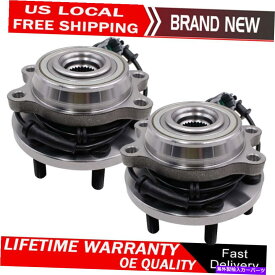 Wheel Hub Bearing 2017年2018年の日産フロンティアパスファインダーテキサス州の2xフロントホールハブベアリングアセンブリ 2X Front Wheel Hub Bearing Assembly For 2017 2018 Nissan Frontier Pathfinder TX