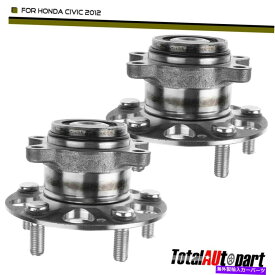 Wheel Hub Bearing ホンダシビックのホイールベアリングとハブアセンブリ2012 42200TR0A01リアフラフトと右 Wheel Bearing & Hub Assembly for Honda Civic 2012 42200TR0A01 Rear Left & Right