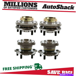 Wheel Hub Bearing 2004N2009N̓YNGXg3.5L V6̑ÕnuxAOZbg4 Front and Rear Wheel Hub Bearings Set of 4 for 2004-2009 Nissan Quest 3.5L V6