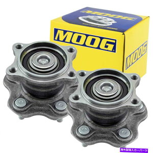Wheel Hub Bearing YAeB}}LV}NGXĝ߂̃[OAzC[xAOƃnuAZuyA Moog Rear Wheel Bearing and Hub Assembly Pair For Nissan Altima Maxima Quest