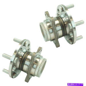 Wheel Hub Bearing TRQփxAOnuAZuhCo[ȑ̃q_C̃yA TRQ Rear Wheel Bearing Hub Assemblies Driver & Passenger Side Pair for Hyundai