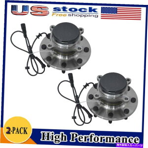 Wheel Hub Bearing ���YNV1500 NV2500 NV3500 8LUG�p��2x�O�փn�u�ƃx�A�����O�A�Z���u�� 2X Front Wheel Hub & Bearing Assembly For Nissan NV1500 NV2500 NV3500 8Lug�y���s�A���i�z