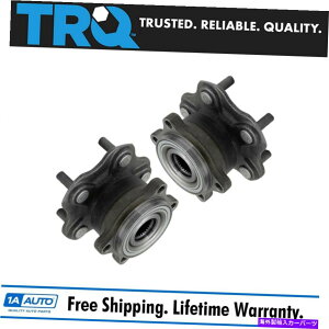 Wheel Hub Bearing Infiniti FX45 SUV用のTRQリアプレスホイールベアリングとハブアセンブリペア TRQ Rear Pre-Pressed Wheel Bearing & Hub Assembly Pair for Infiniti FX45 SUV