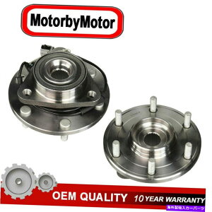 Wheel Hub Bearing 2004�N����2007�N�̃t�����g�z�C�[���x�A�����O���n�u���Y�A���}�_�^�C�^���C���t�B�j�e�BQX56 5.6L 2 Front Wheel Bearing & Hub for 2004-2007 Nissan Armada Titan Infiniti QX56 5.6L