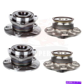 Wheel Hub Bearing フォルクスワーゲンラビットGTIアウディA3 2006-09の4xフロントリアホイールベアリングアセンブリ 4x Front Rear Wheel Bearing Assembly For Volkswagen Rabbit GTI Audi A3 2006-09