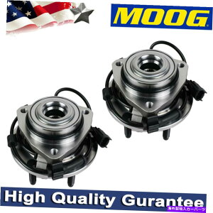 Wheel Hub Bearing 2 2002�N����2009�N��GMC Envoy Chevy Trailblazer��2���[�O�t�����g�z�C�[���x�A�����O���n�u 2 MOOG Front Wheel Bearing & Hub for 2002-2009 GMC Envoy Chevy Trailblazer�y���s�A���i�z
