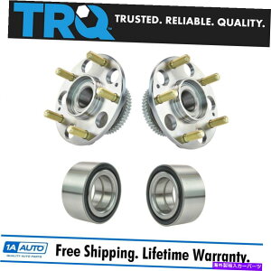 Wheel Hub Bearing TRQ�t�����g����у��A�z�C�[���x�A�����O���n�u�A�Z���u���L�b�g�z���_�A�R�[�h�p�Z�b�g TRQ Front & Rear Wheel Bearing & Hub Assembly Kit Set for Honda Accord�y���s�A���i�z