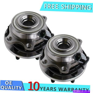 Wheel Hub Bearing 2PCS 2005-12の日産パスファインダー05-17フロンティア4WDの2PCSベアリング 2pcs Front Wheel Hub & Bearing for 2005-12 Nissan Pathfinder 05-17 Frontier 4WD
