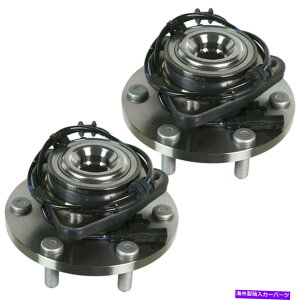 Wheel Hub Bearing �C���t�B�j�e�BQX56 QX80�j�b�T���A���}�_6���O�̃y�A�t�����g�z�C�[���x�A�����O�ƃn�u515127 Pair Front Wheel Bearing & Hub 515127 for Infiniti QX56 QX80 Nissan Armada 6Lugs