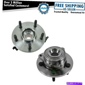 Wheel Hub Bearing �_�R�^�O�H���C�_�[�s�b�N�A�b�v�̂��߂̃t�����g�z�C���O�n�u�A�Z���u���y�A Front Wheel Bearing Hub Assembly Pair for Dakota Mitsubishi Raider Pickup
