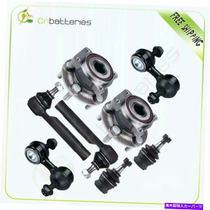 Wheel Hub Bearing 8pc�t�����g�X�E�F�C�o�[�^�C���b�h�z�C�[���x�A�����O�L�b�g�̓X�o�����K�V�[�A�E�g�o�b�N�ɓK�����܂� 8PC Front Sway Bar Tie Rod Wheel Bearing Kit Fits Subaru Legacy Outback�y���s�A���i�z