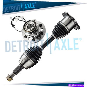 Wheel Hub Bearing �O�փn�u�x�A�����O +�V�{���[�^�z���[�R���̂��߂̎Ԏ��h���C�u�V���t�g6���Ow/����4x4 Front Wheel Hub Bearing + Axle Drive Shaft for Chevy Tahoe Yukon 6 Lug w/ABS 4x4�y���s�A���i�z