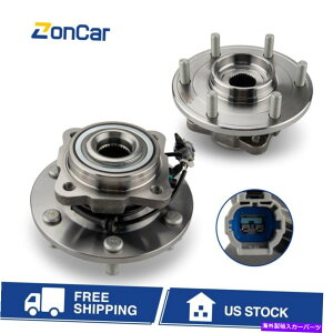 Wheel Hub Bearing 日産パスファインダーインフィニティQX56 w/absの後輪ハブ&ベアリングアセンブリペア Rear Wheel Hub & Bearing Assembly Pair For Nissan Pathfinder Infiniti QX56 W/ABS